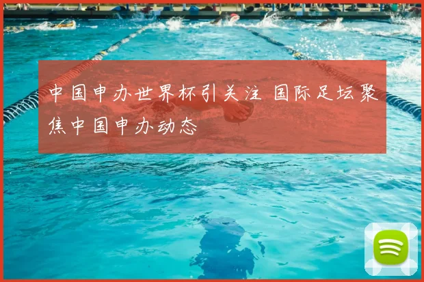 中国申办世界杯引关注 国际足坛聚焦中国申办动态